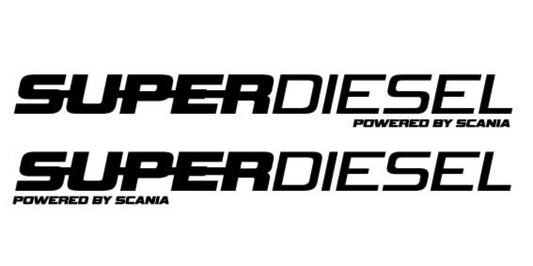 Nalepka SCANIA SUPERDIESEL