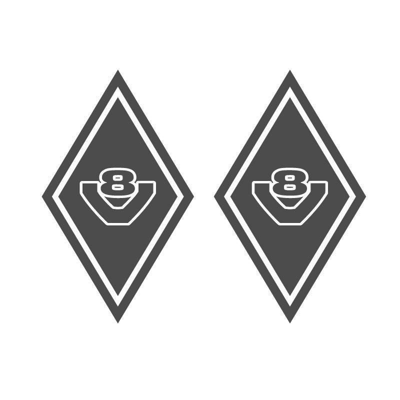 Nalepka za kotni ščit SCANIA V8