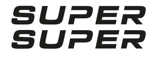 Nalepka SCANIA SUPER ("bold")