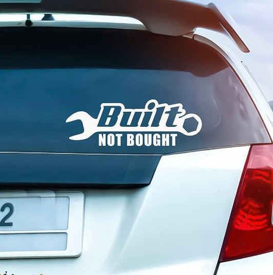 Nalepka Built not bought