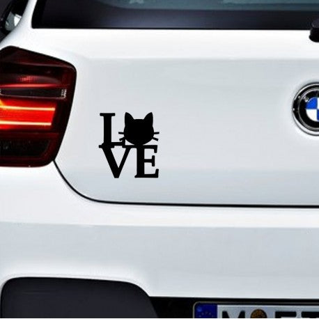 Nalepka Cat LOVE