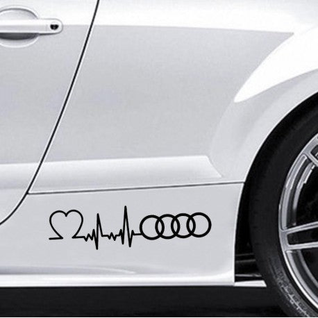 Nalepka Audi srčni utrip