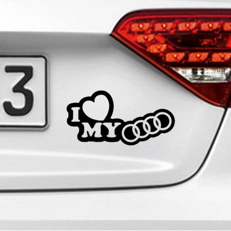 Nalepka I love my AUDI