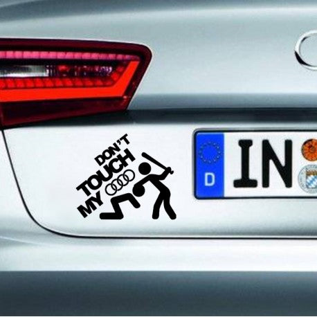 Nalepka Don’t touch my Audi