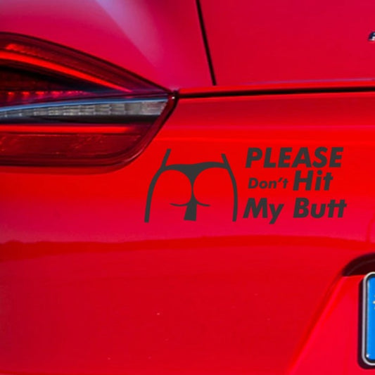 Nalepka Don't hit my butt