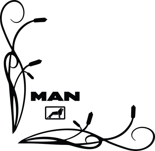 Nalepka MAN za stranska okna